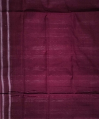 Pink maroon colour handwoven cotton bomkai saree