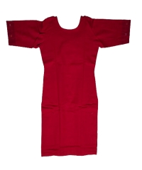 Red colour handwoven cotton kurti