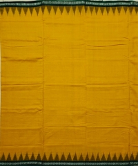 Yellow green  colour handwoven cotton Joda