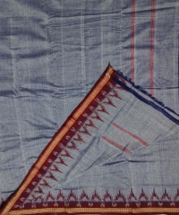 Coolgray maroon  colour handwoven cotton Joda