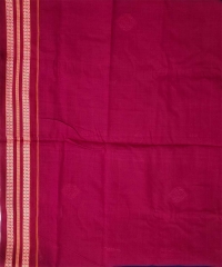 Indigo maroon colour bomkai saree