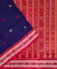 Purple  red  colour bomkai saree