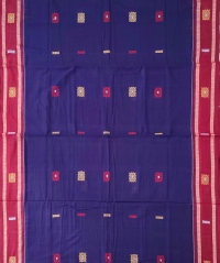 Purple & maroon colour bomkai saree