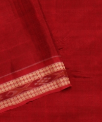 Light Green maroon Cotton Handloom Bomkai Saree