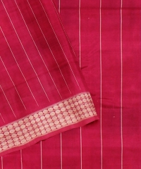 White Red Silk Handloom Sambalpuri Saree