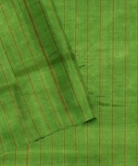 Maroon Light green maroon Tussar Silk Handloom Bomkai Saree