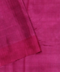 Cyan Blue Magenta Tussar Silk Handloom Odisha Ikat Saree