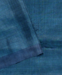 Beige Turquoise Blue Tussar Silk Handloom Odisha Ikat Saree