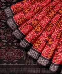 Multicolor  cotton Handloom Sambalpuri Saree