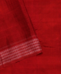 Maroon Red cotton Handloom Sambalpuri Saree