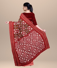 Multicolor  cotton Handloom Sambalpuri Saree