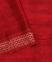 Grey Red cotton Handloom Sambalpuri Saree